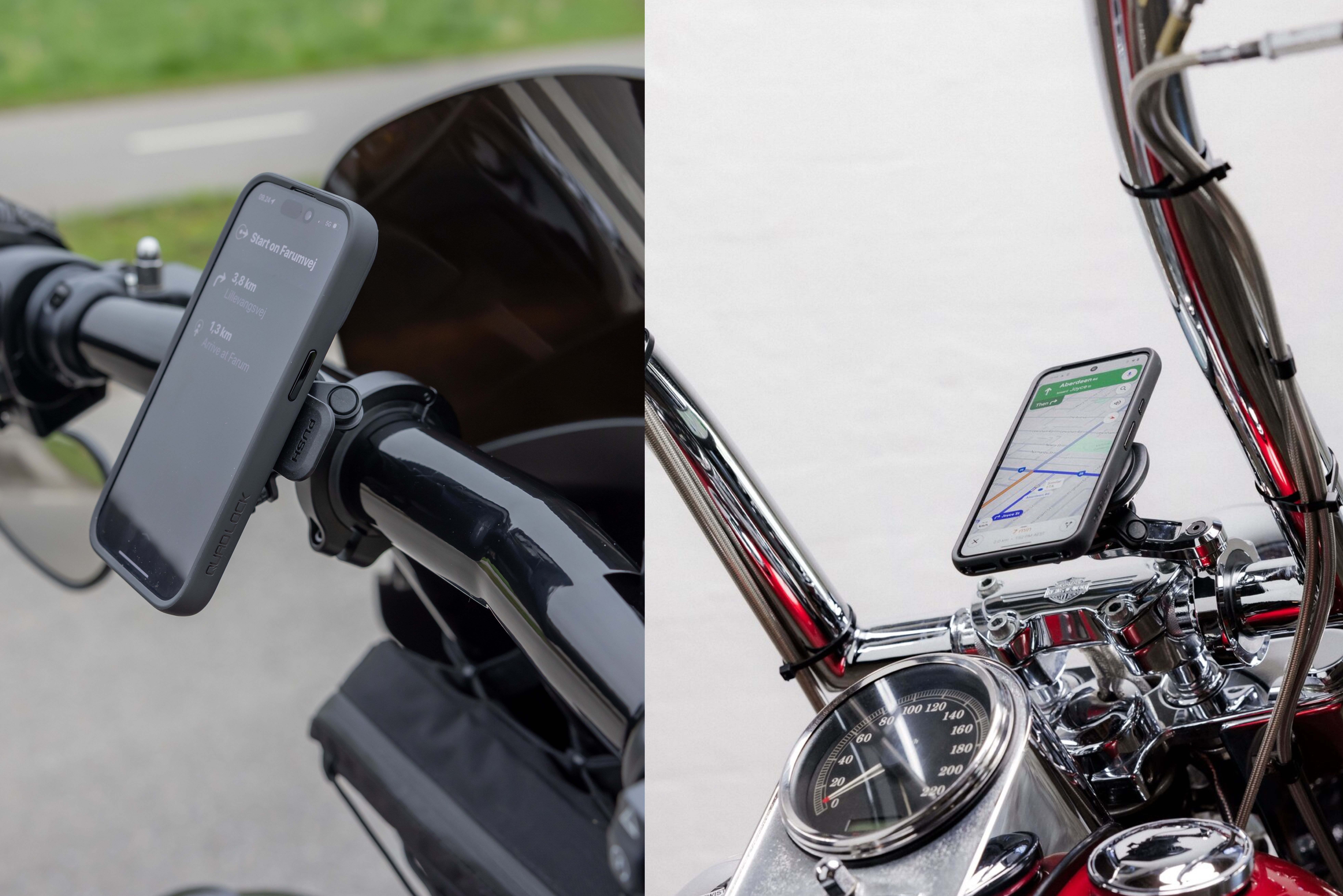 Quad Lock Handlebar Mount PRO - Large & Chrome - Quad Lock® USA