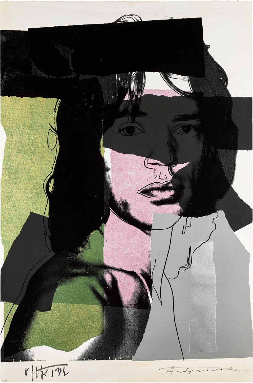 Andy Warhol Mick Jagger (F. & S. II.145) (Signed Print) 1975
