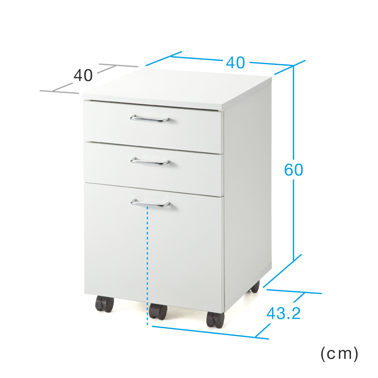DULTON ダークブラウン キャビネット 3段 DULTON ダークブラウン