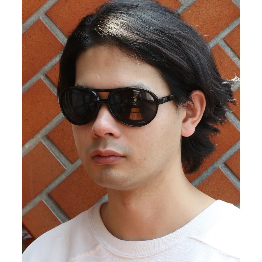 ティアドロップ サングラス メンズ ビッグフレーム [品番：EH000006118