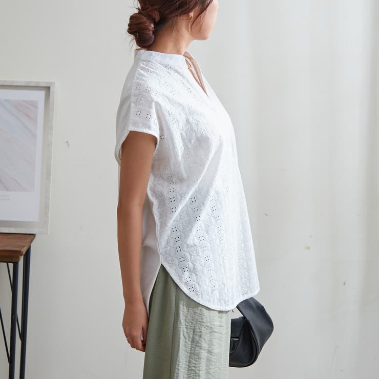 NAO】ドルマンプルオーバー[品番：NCLW0013322]｜NICE CLAUP / OLIVE