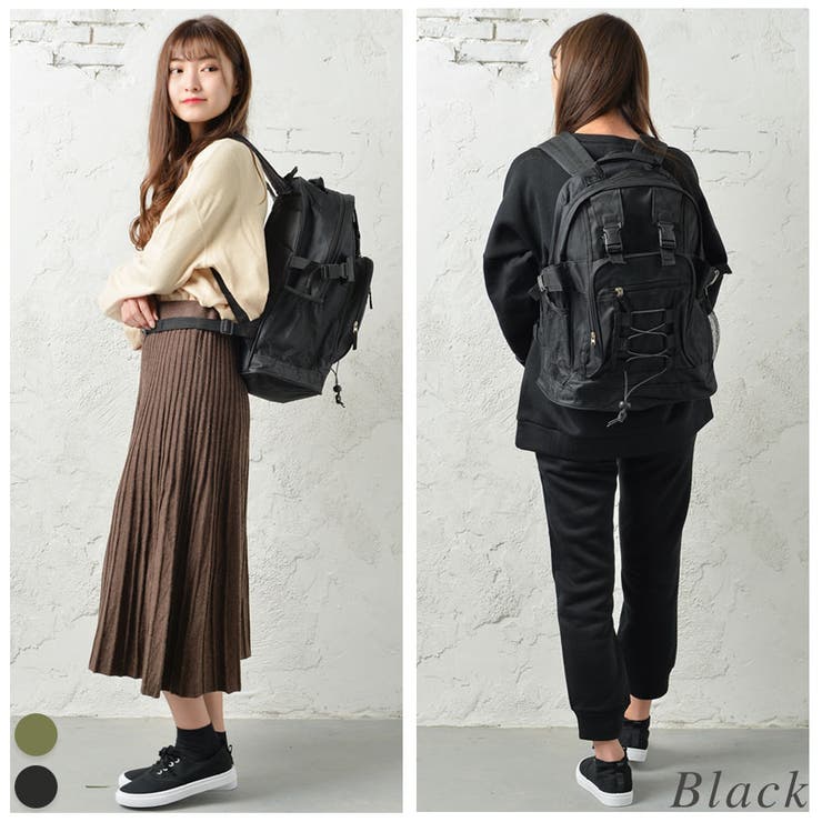 ミリタリーウエストバック2個（ベルト付き）リュックベルト付き