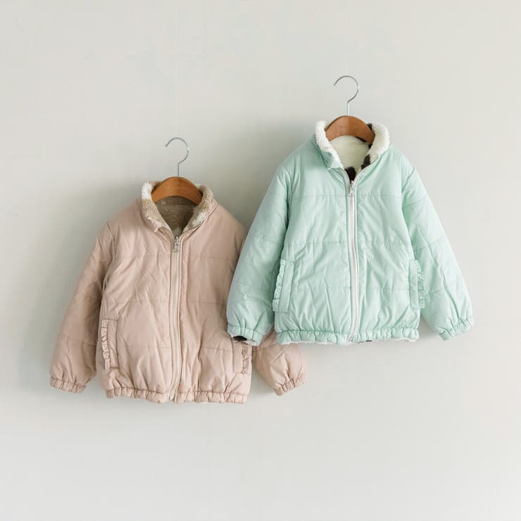 マシンウォッシャブル】リバーシブル ボア アウター[品番：BRSK0009389