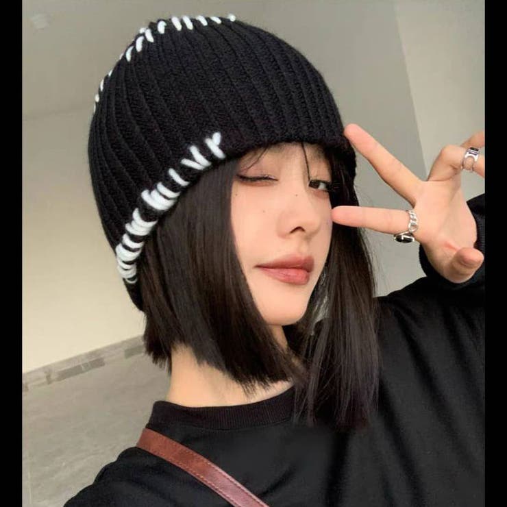 CV Select【シーブイセレクト】ハンドステッチニット帽 全1色[品番