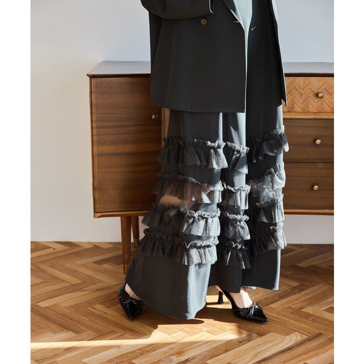 niana ニアナ トランスペアレントヘムセットアップドレス[品番