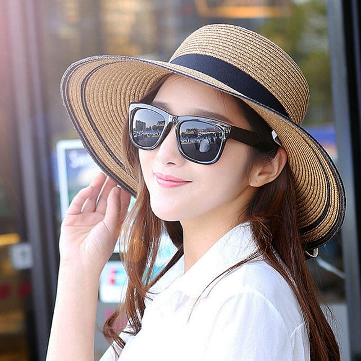 BROOKES BOSWELL つば広 麦わら帽子【19】 BROOKES BOSWELL つば広