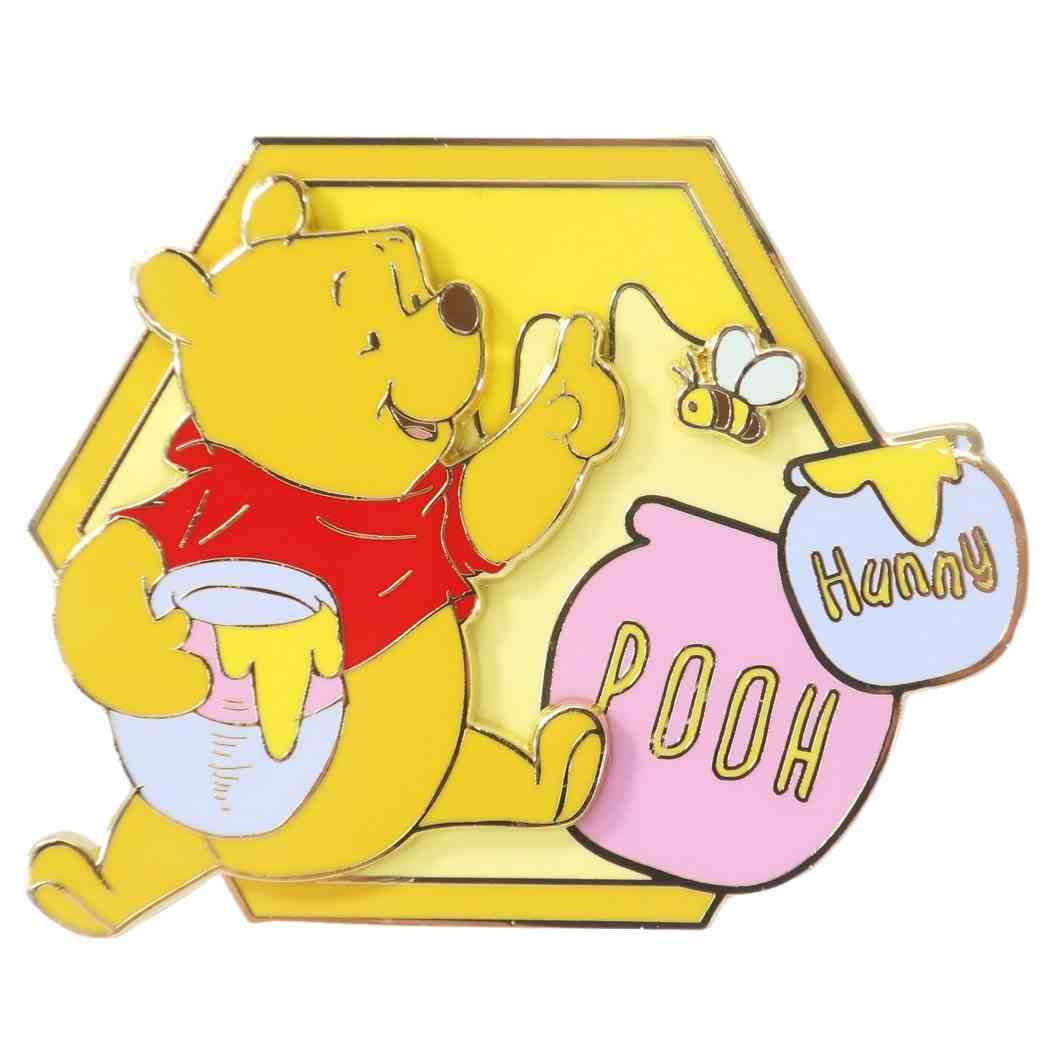 くまのプーさん ピンバッジ ギミック[品番：BREW0038618