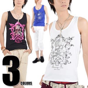 お兄系 タンクトップメンズタンク【BERNINGS SHO(バーニングスショウ