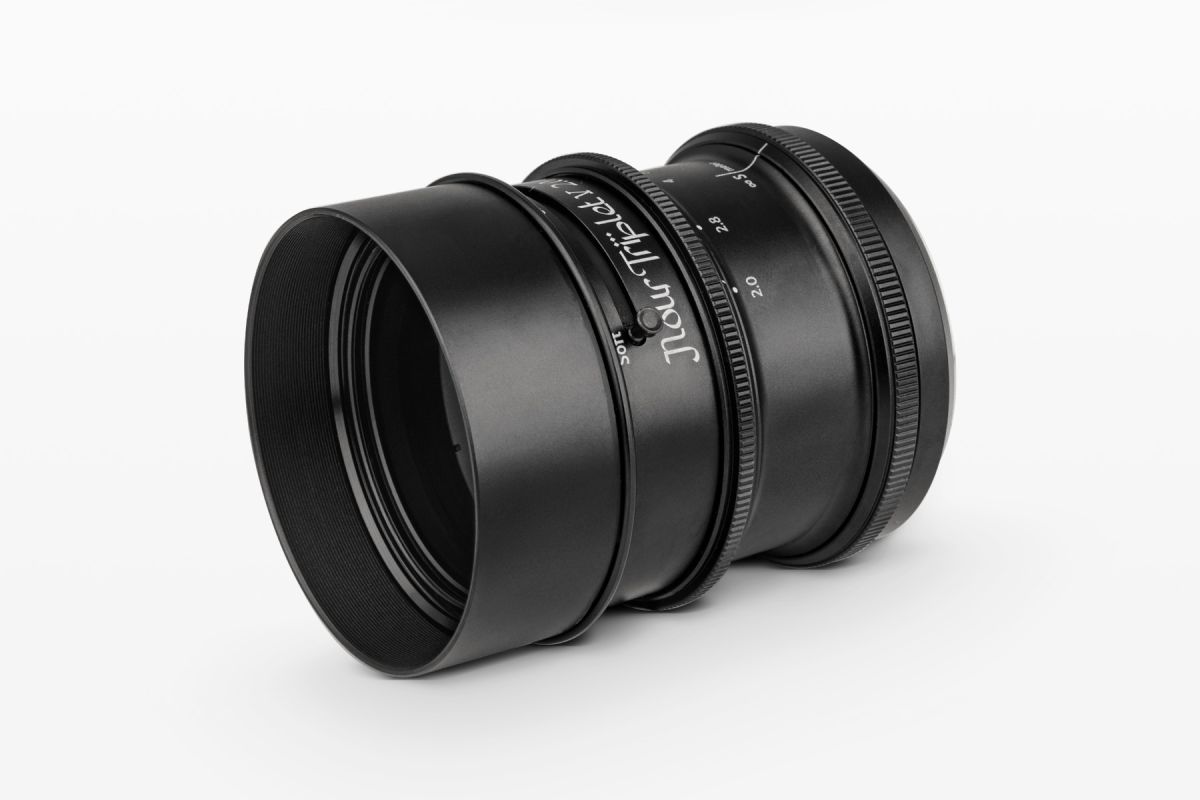 Nour triplet V 2.0/64 Bokeh Control Art Lens Black Aluminium, Sony