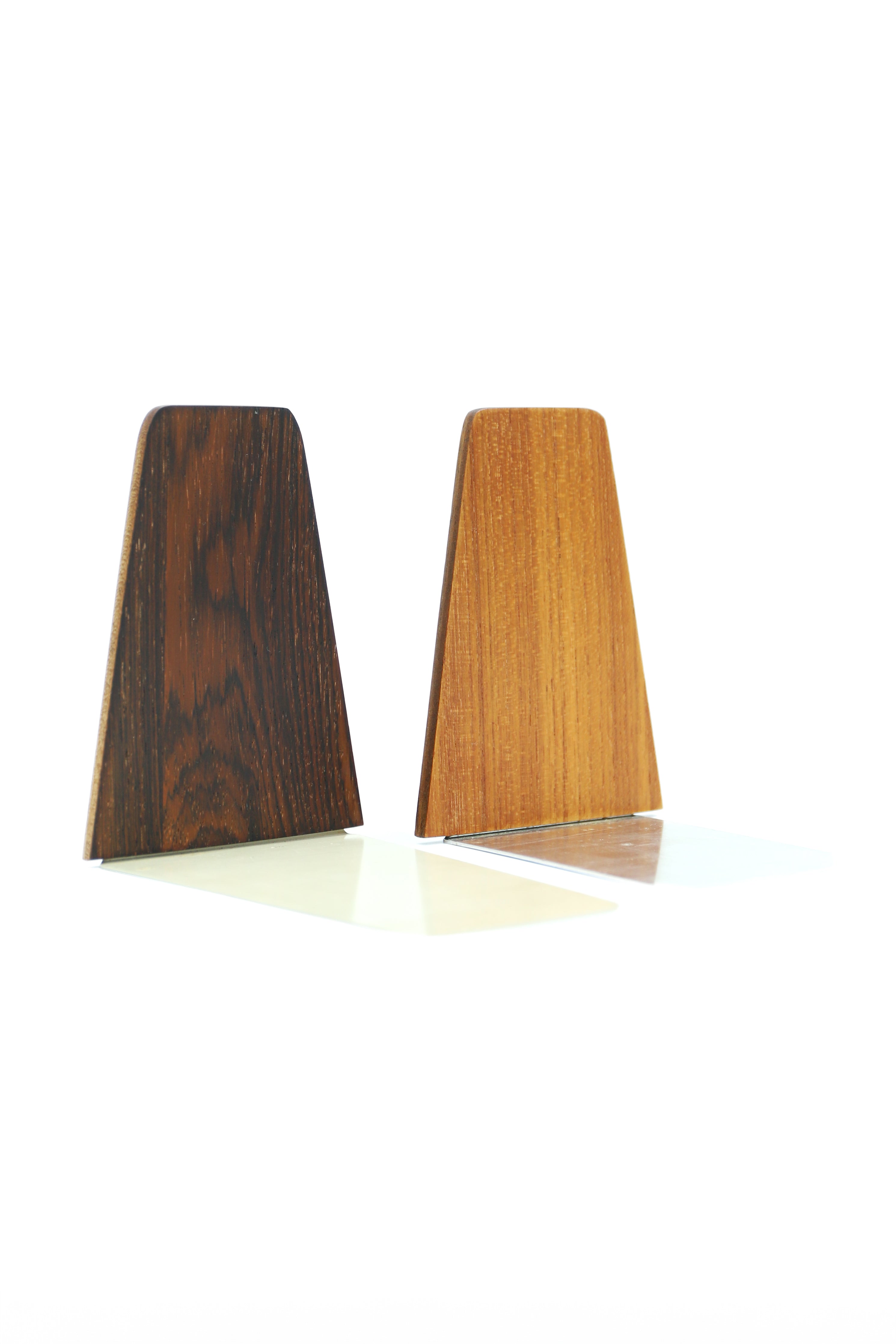 デンマークヴィンテージ ブックエンド 本立て ローズウッド材 チーク材