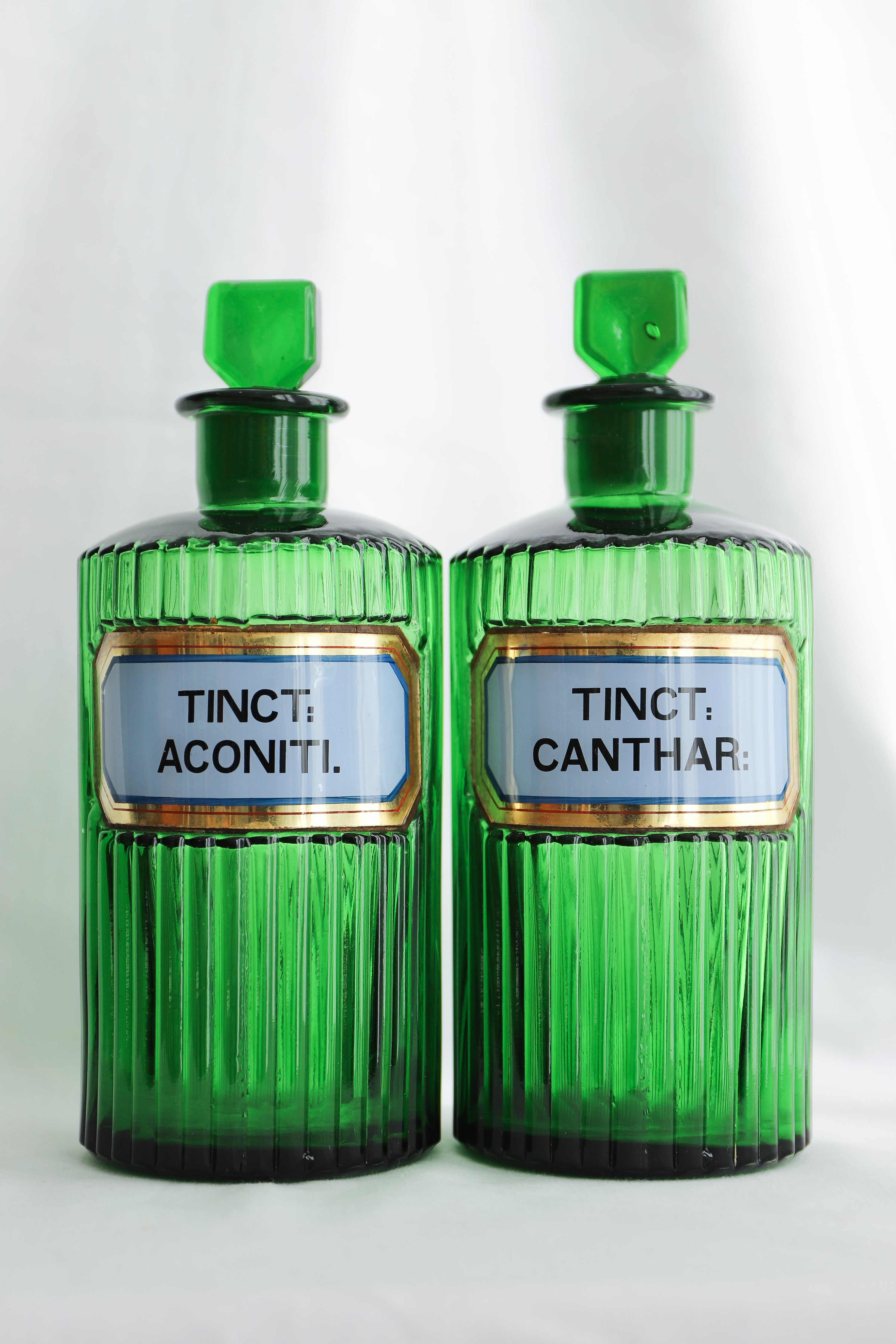 イギリスアンティーク 薬瓶 ガラスボトル インテリア/UK Antique