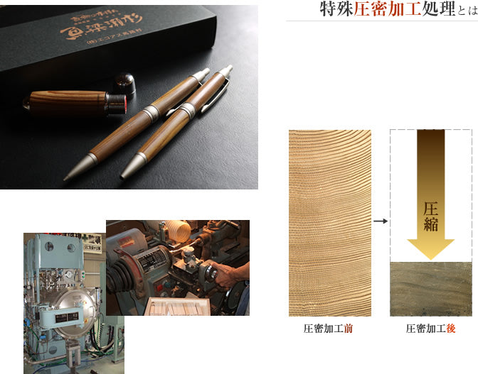 魚梁瀬杉・ボールペン – 株式会社エコアス馬路村