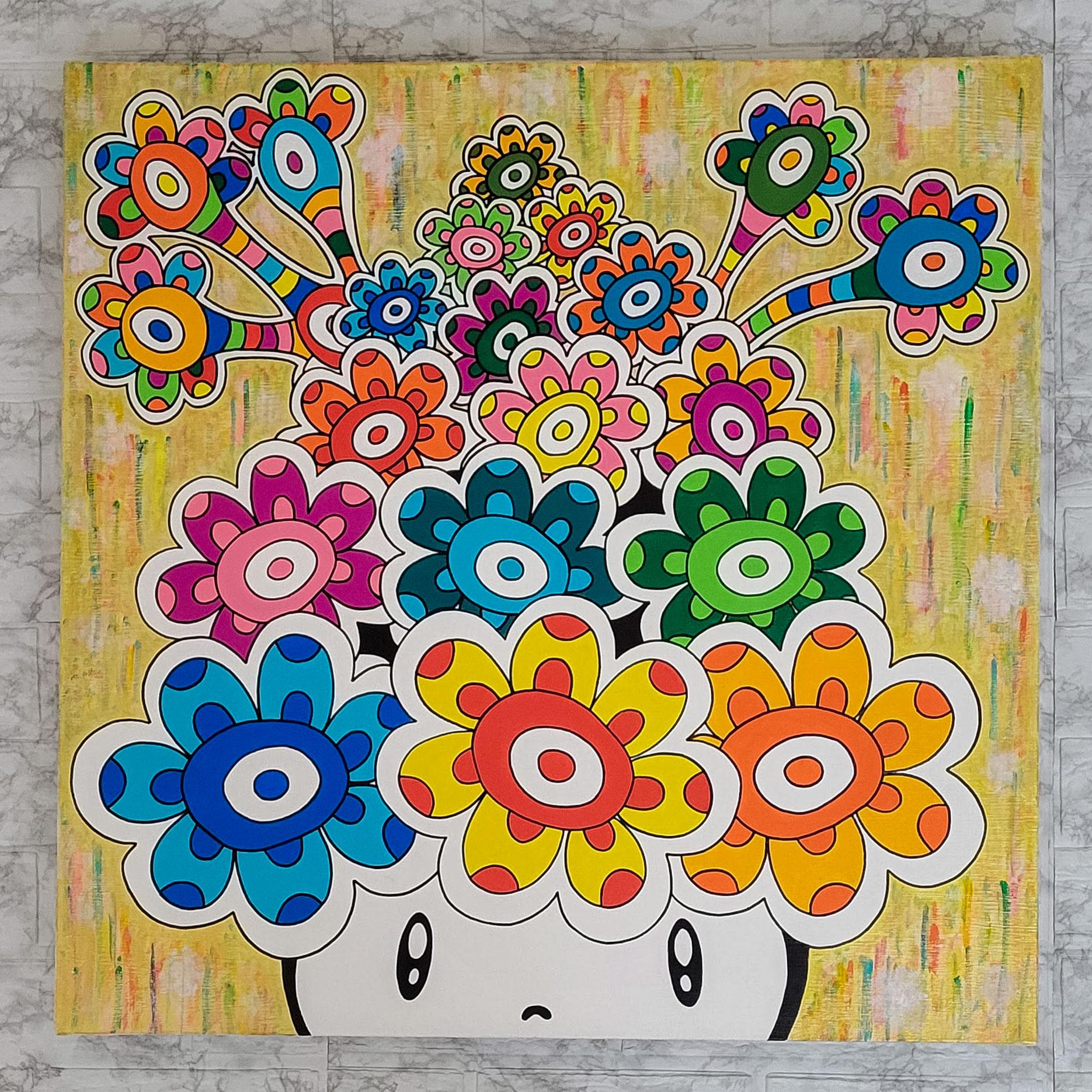 ☆鈴木哲也☆S20 現代アート 原画 絵画 ポップアート ☆送料無料#144 絵画