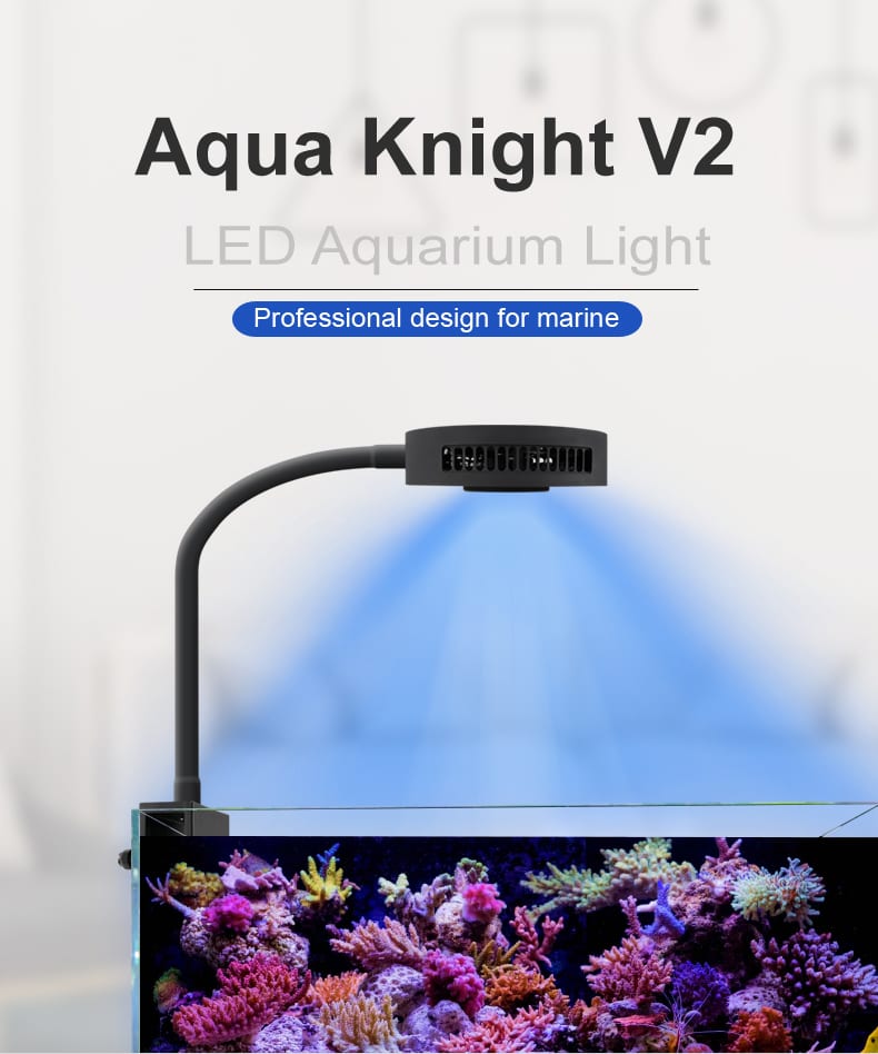 Aqua Knight Nano LED A029 V2 for saltwater / marine aquarium tank