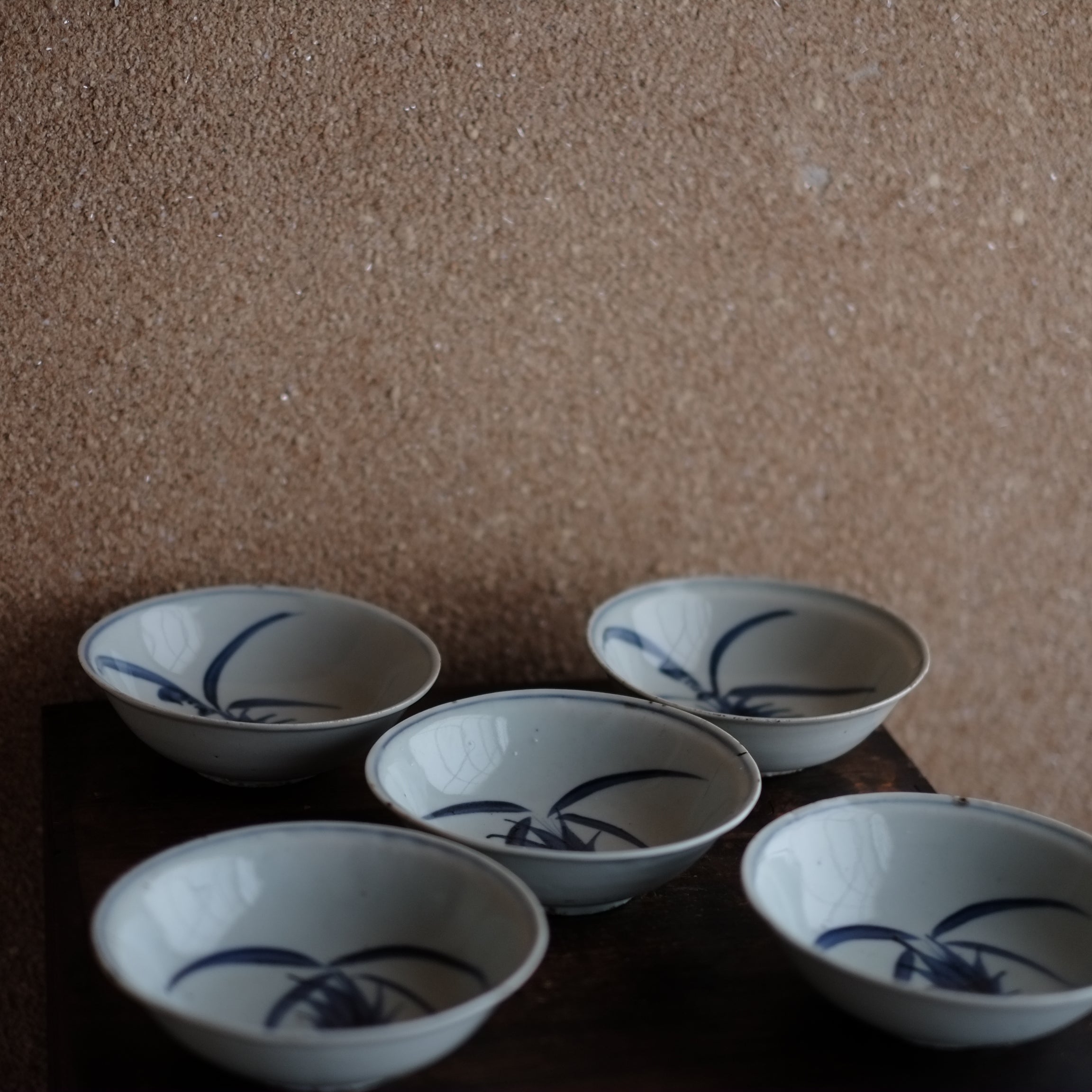 中国陶磁器 青華 染付 倣 明朝清朝期 透かし造り 燭台 燈台 灯り 灯り