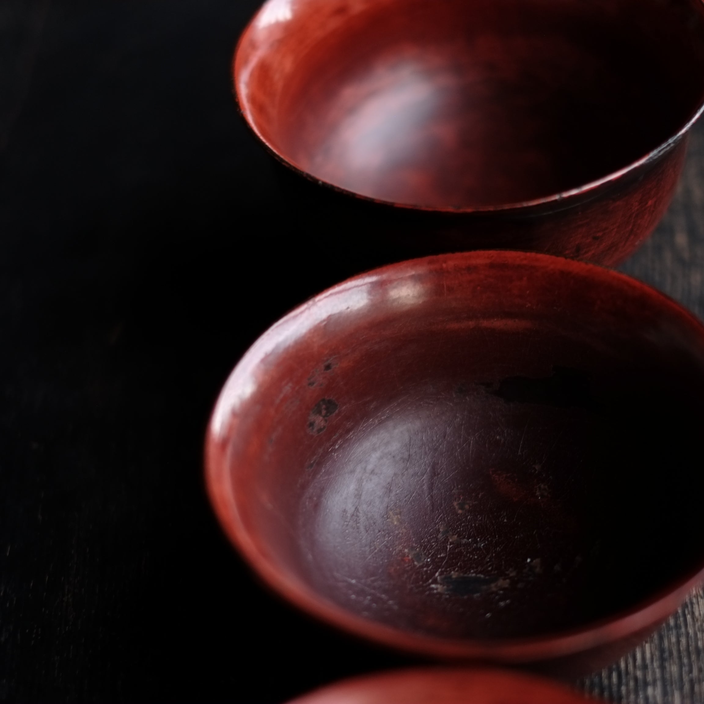 根来 端反四ツ椀 （室町–桃山時代） – 逢季荘