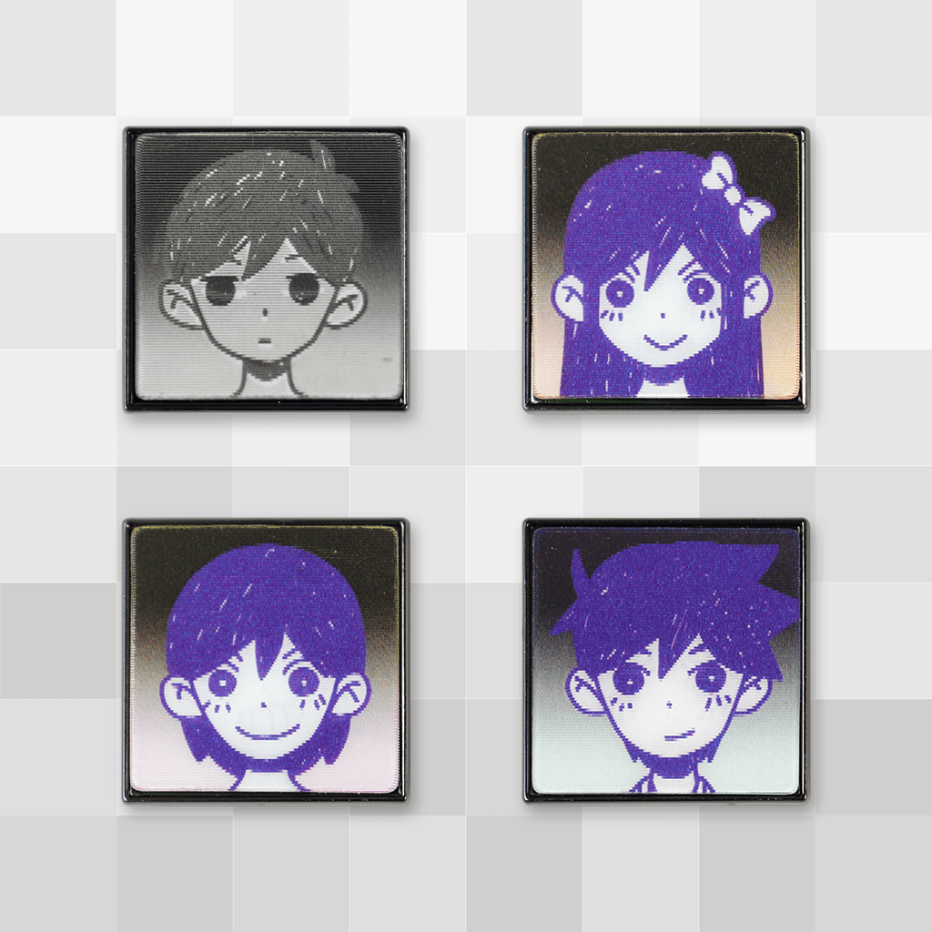 OMORI - Lenticular Emotions Pin Combo - Fangamer Europe