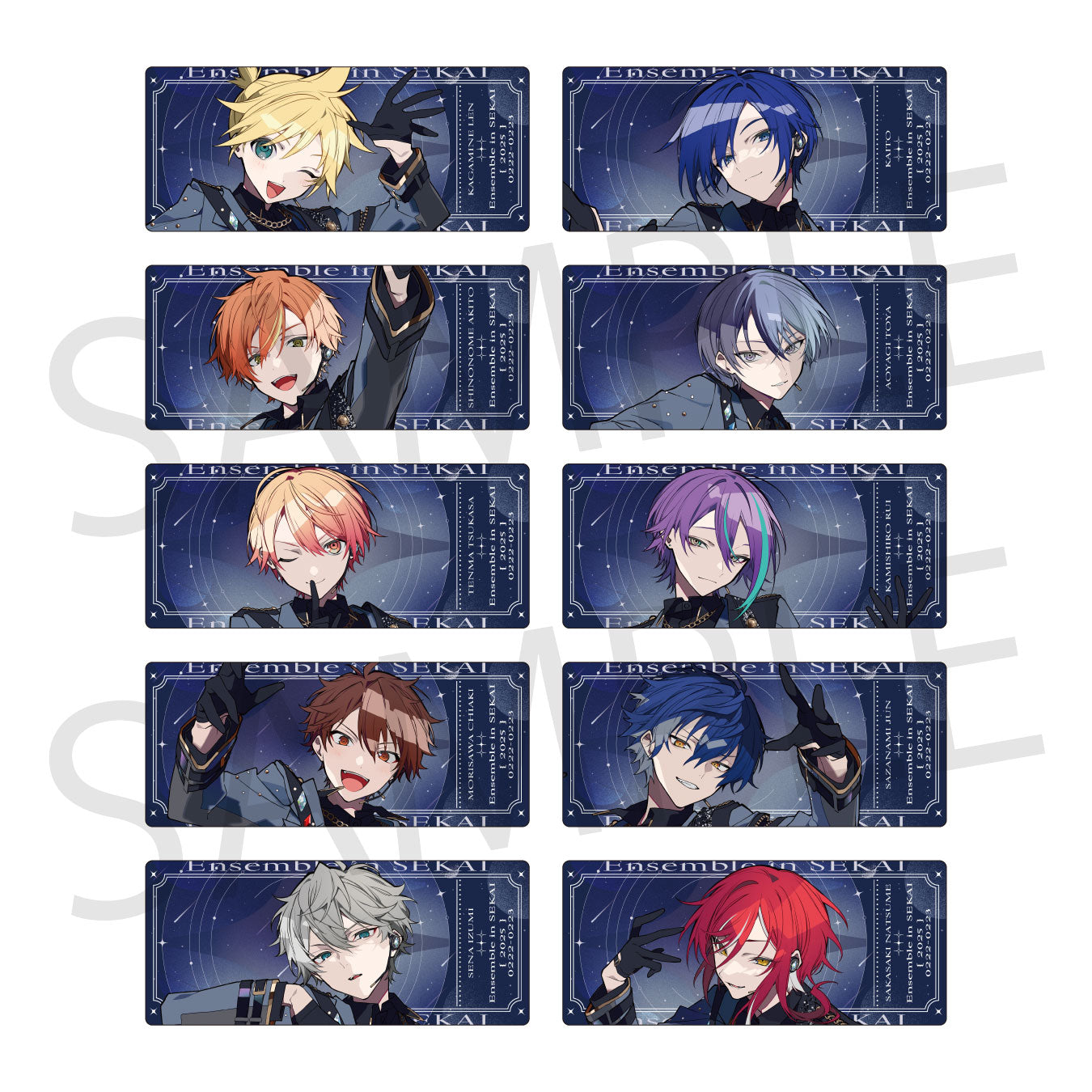 プロセカ コネクトライブ 神代類 メタリック缶バッジ 24個セット