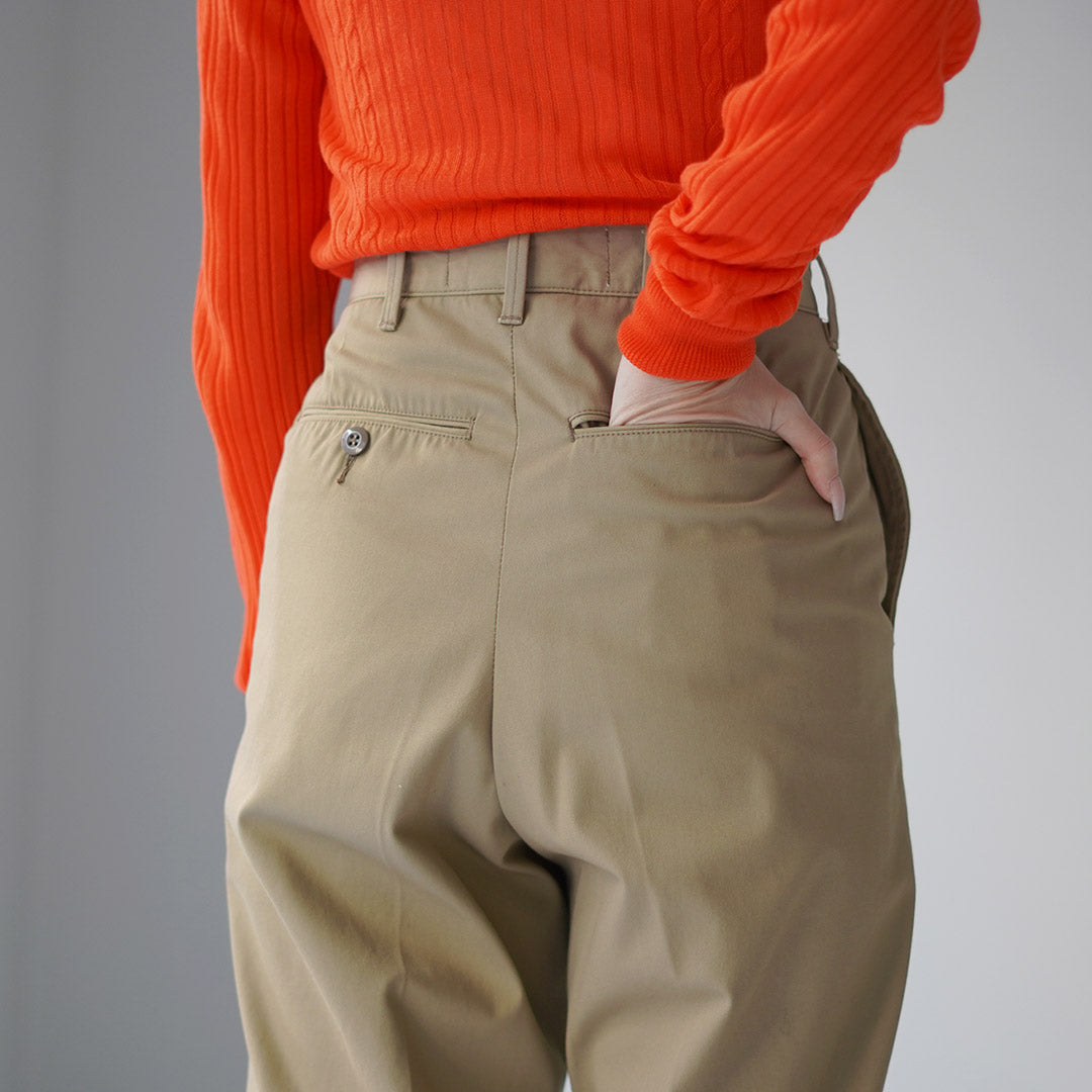 SHINZONE（シンゾーン）ウォッシュド ハイウェスト チノ 23MMSPA07