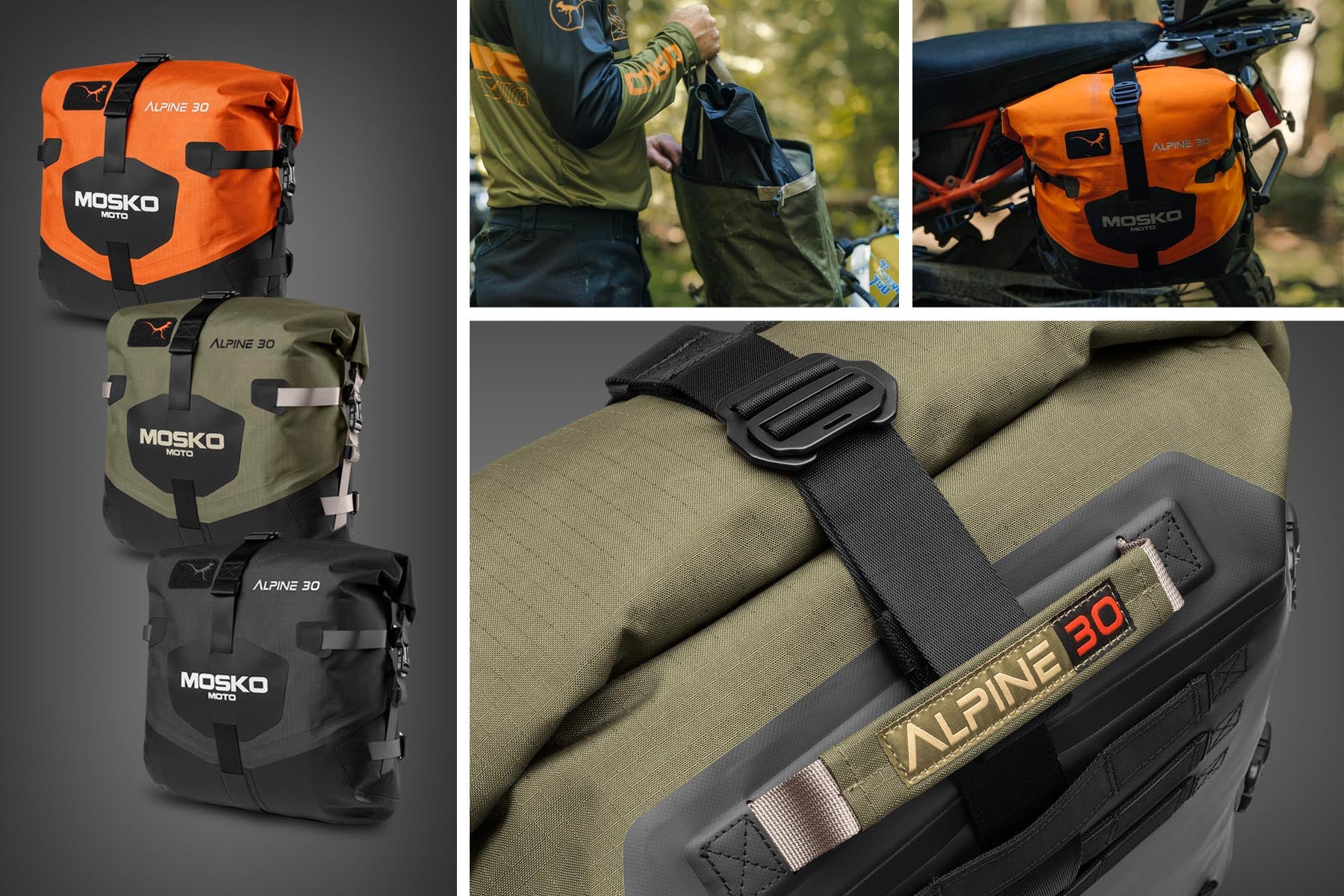 Mosko Moto Introduces New Lightweight Alpine 30L Pannier Kit