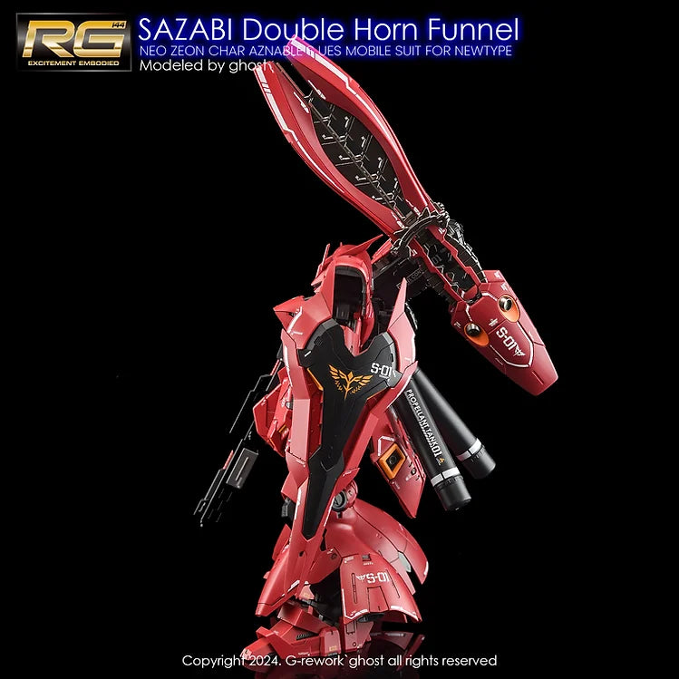 未組立 海外製 RG29G SAZABI FF レインボークリアメッキVer. 未組立