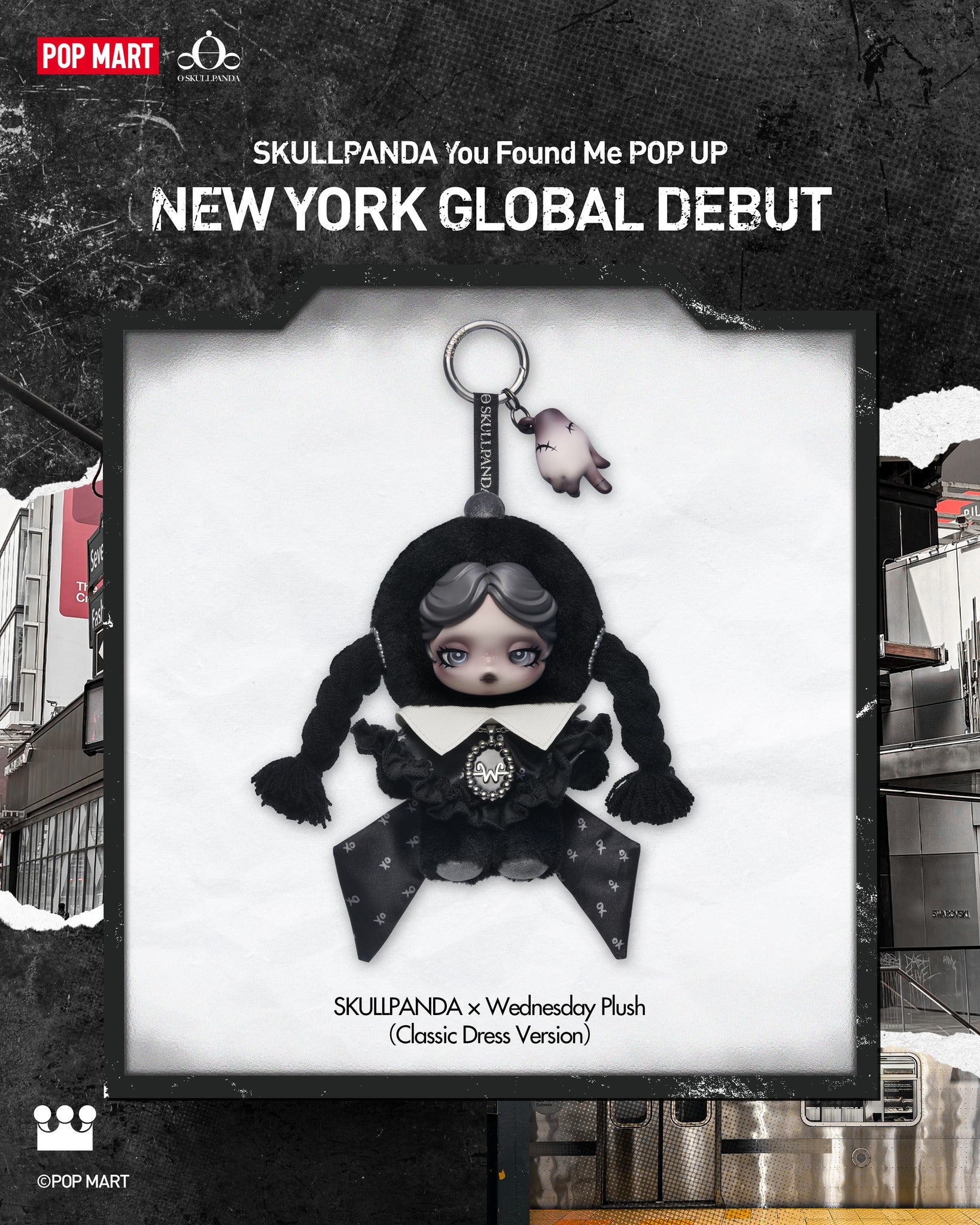 New Skullpanda × Wednesday Addams Collaboration by POP MART — What