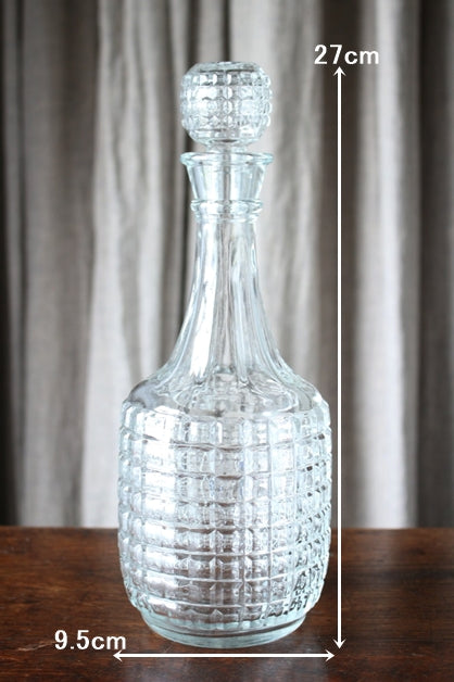 実用して楽しみたいデキャンタ（高さ27cm） イギリスアンティーク