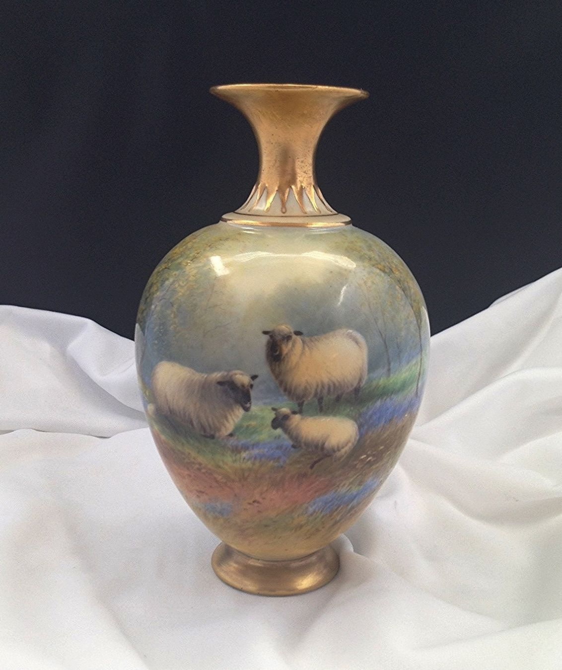 ロイヤルウースター アカウソ フィギュリン 小鳥 ビンテージ イギリス