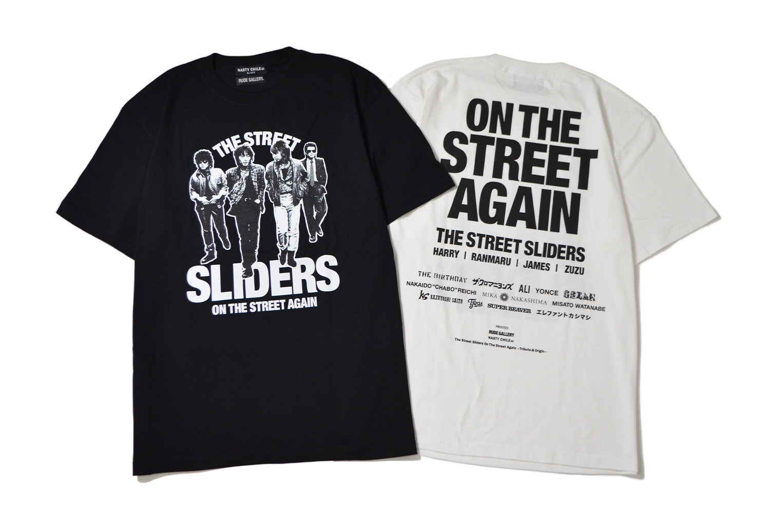 The Street Sliders コラボTシャツ 上條淳士・ワンデイ M THE STREET