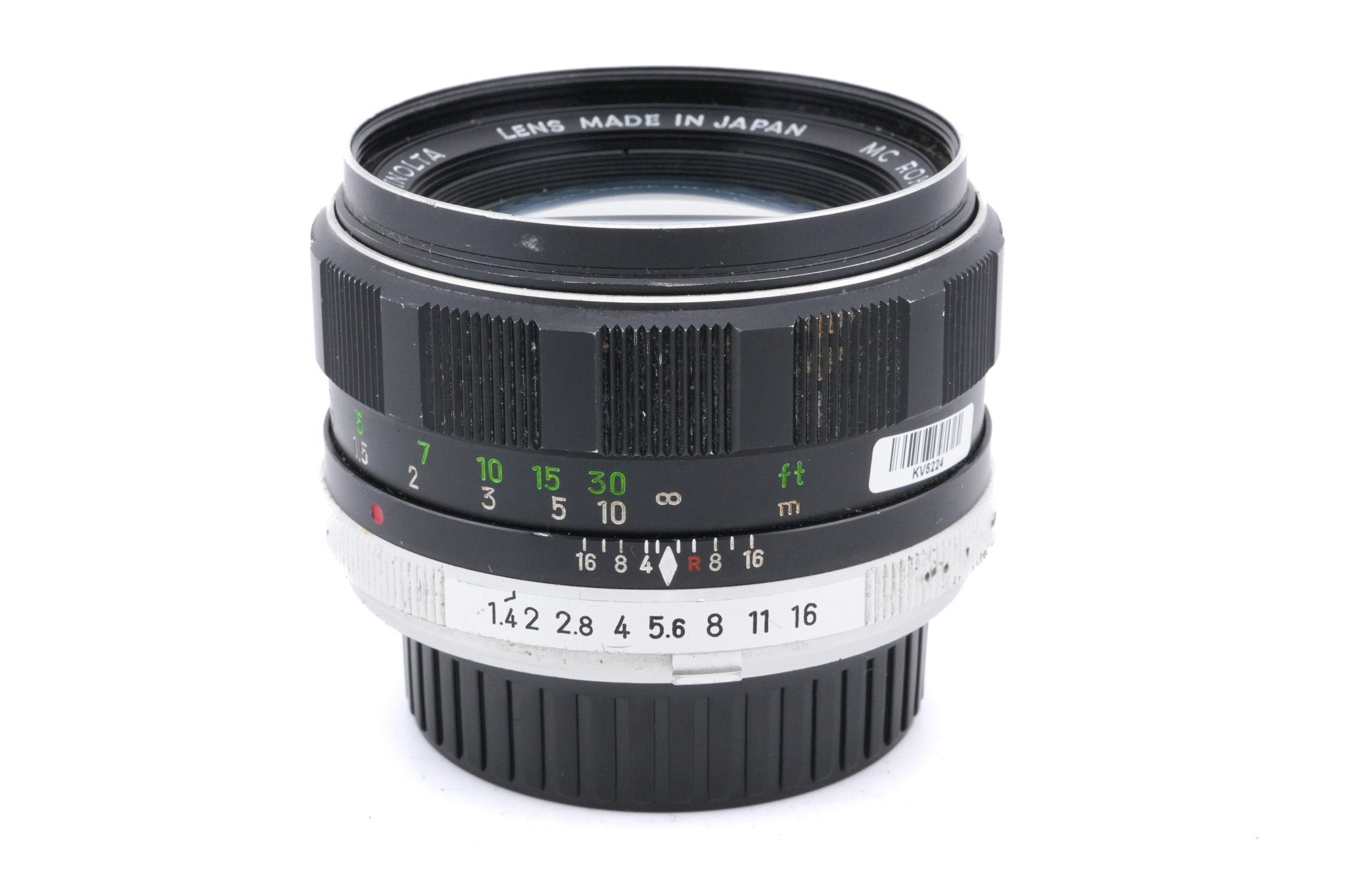 Minolta 58mm f1.4 MC Rokkor-PF - Lens – Kamerastore