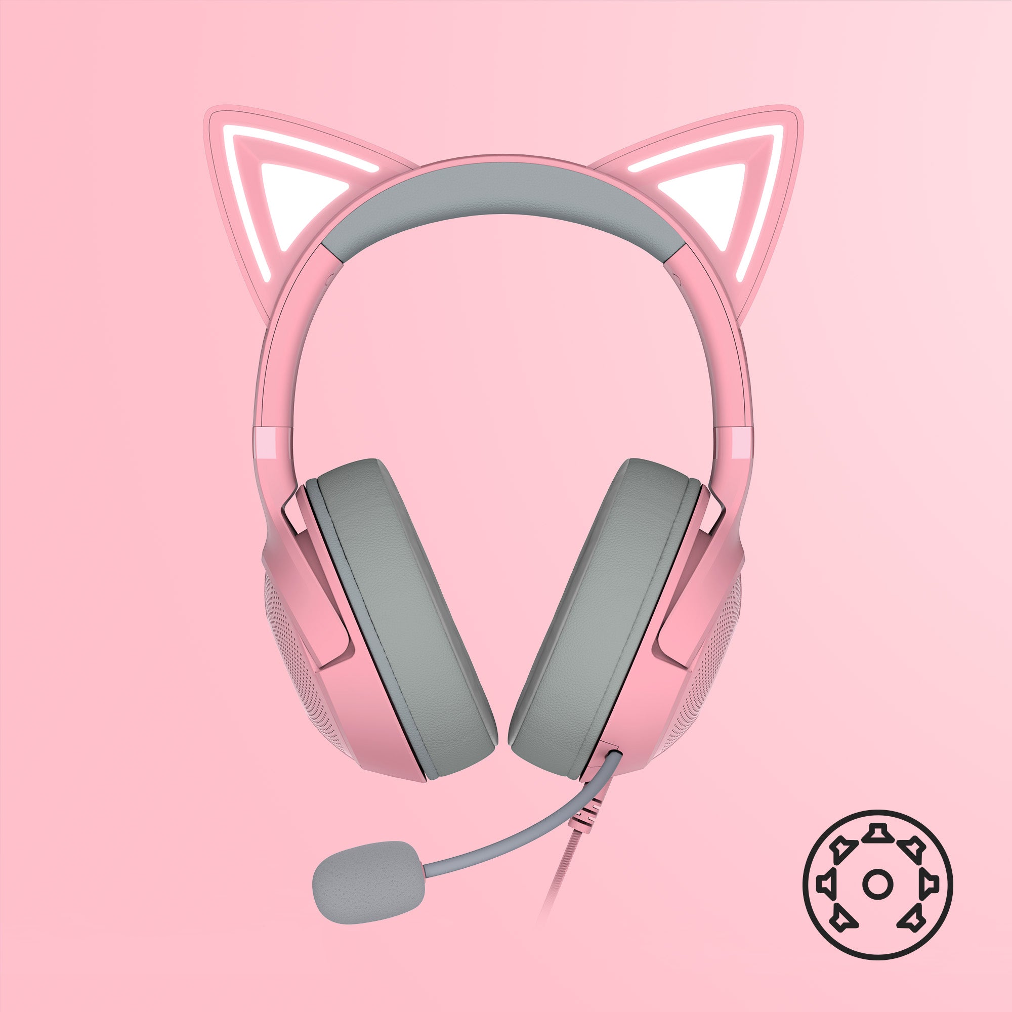 Razer Kraken Kitty V2 Quartz Pink クラーケンキティーブイツー