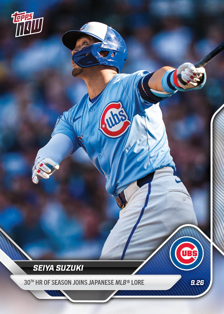 Seiya Suzuki - 2025 MLB Topps NOW® - Card 776 - PR: 1405