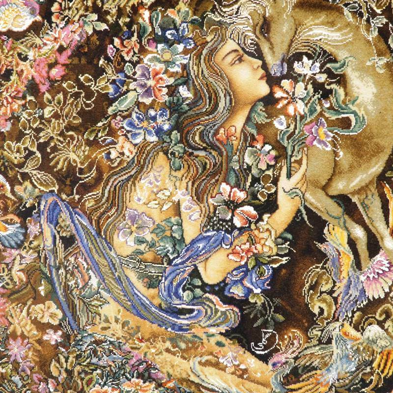 ナ*ル様 ペルシャ絨毯絵画 ナ*ル様 ペルシャ絨毯絵画 ナ*