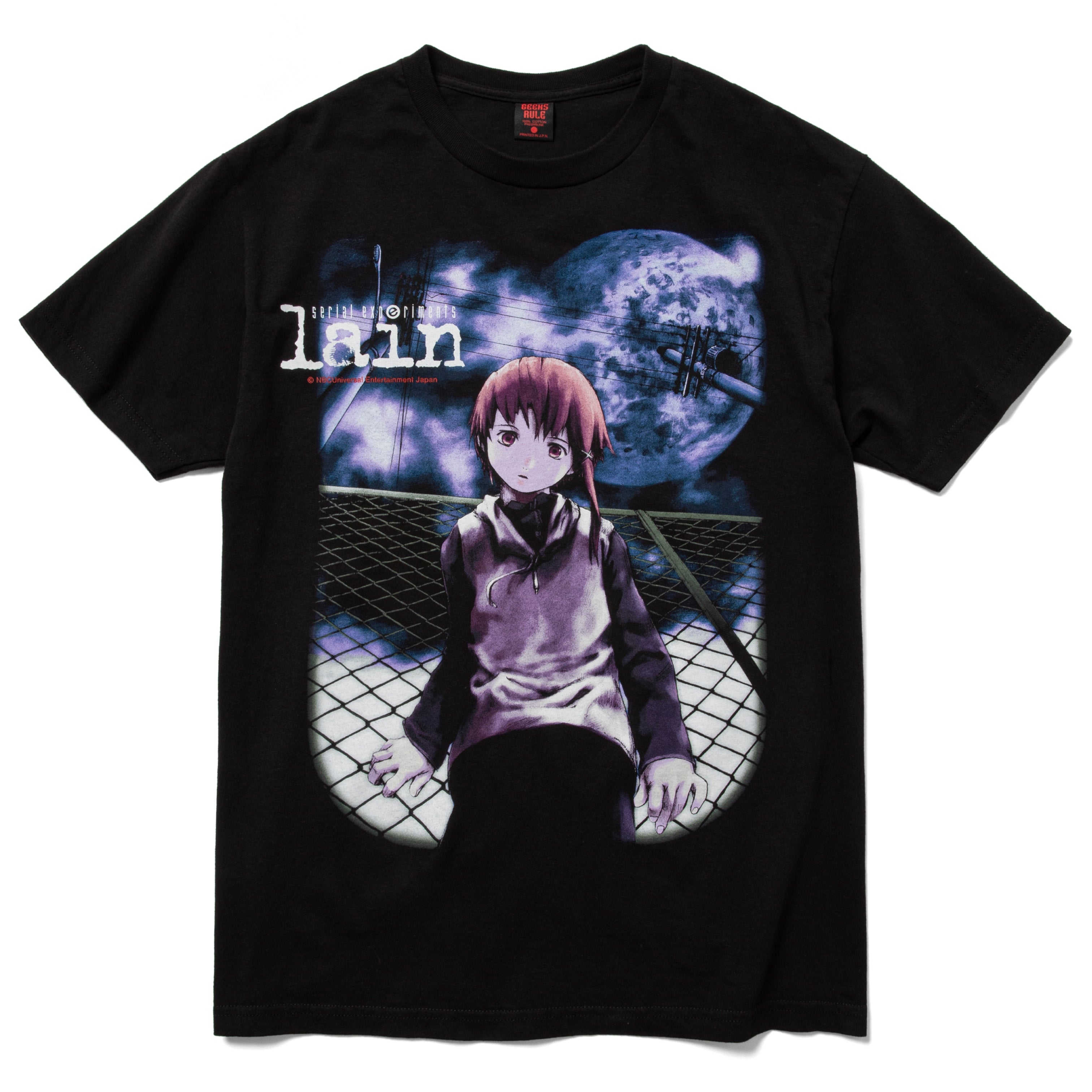 serial experiments lain x GEEKS RULE lain 01 / BLACK | MEN | GR8