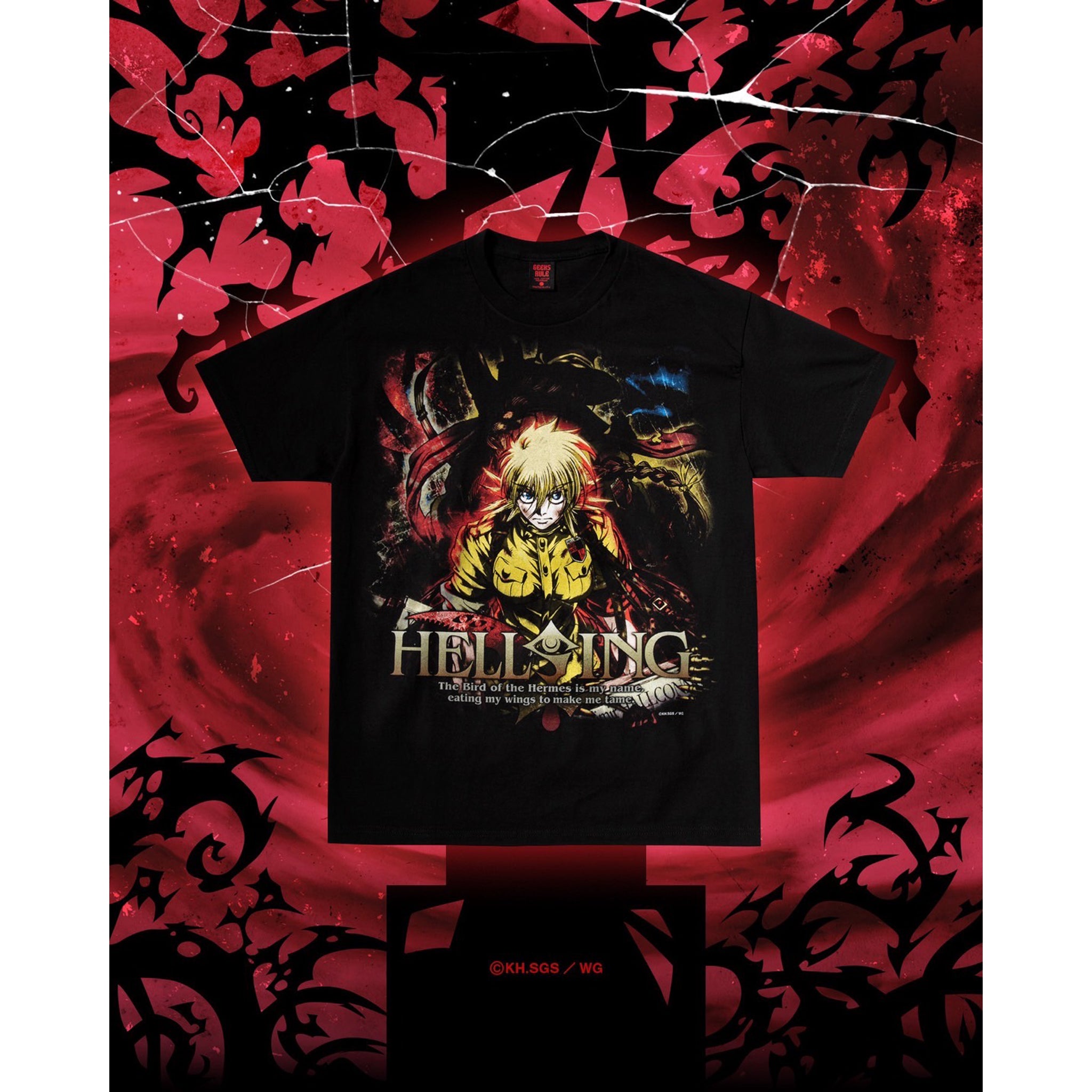 the GazettE 22nd HELLION TEE URUHA 新品 switching half zip – YZ