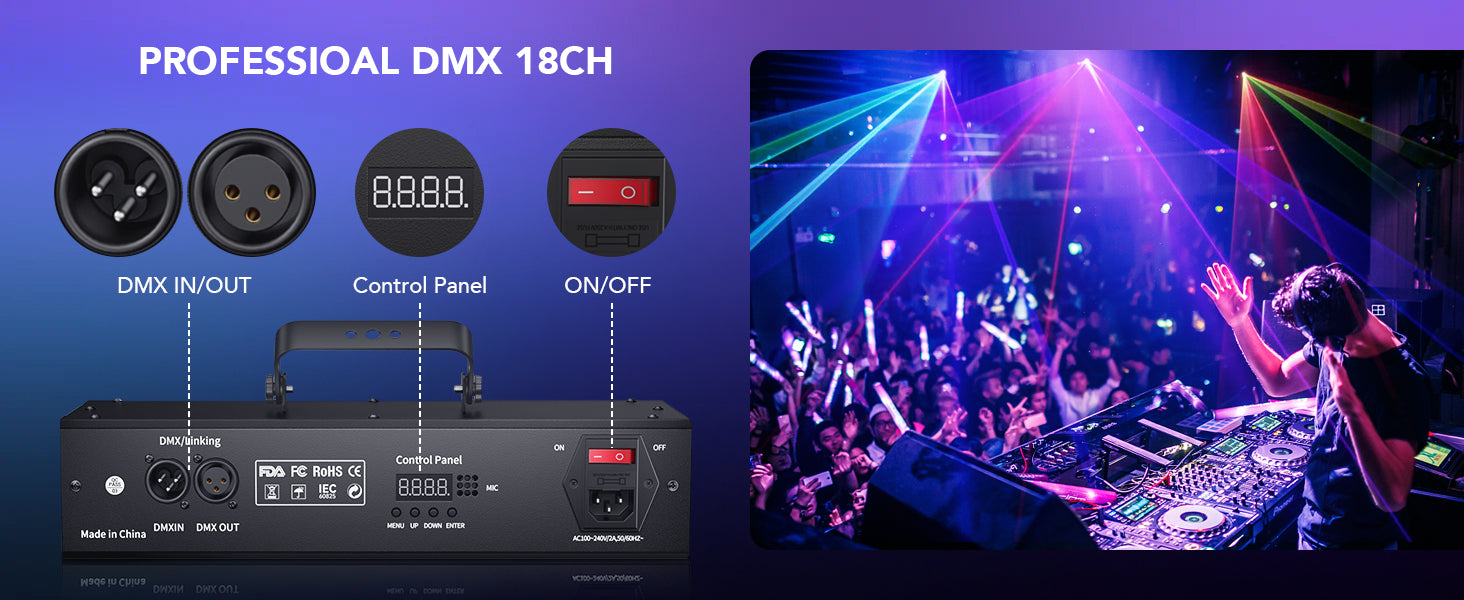 KeoBin L2700A DJ Lights for Parties