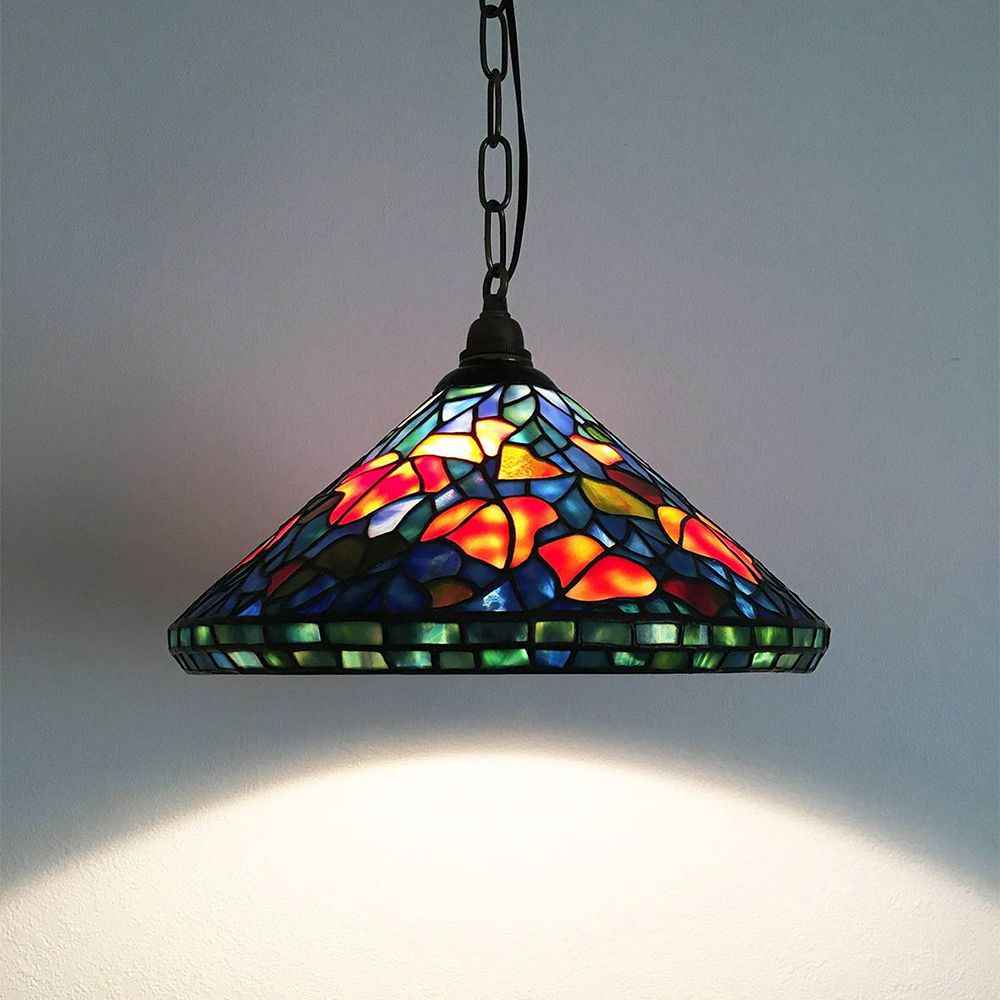 ステンドグラス シェード IVY (Ten Light)【灯具C】 JJ1-SL346