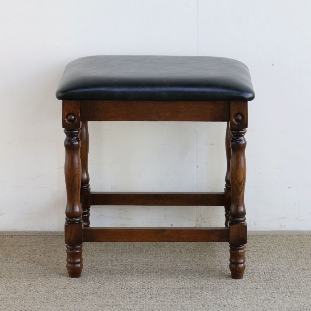 オシャレなアンティーク調♪ ドレッサー用スツール MC2-JG332A-L