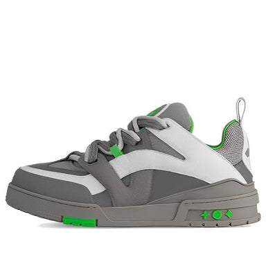 WMNS) LOUIS VUITTON Skate Sneakers 'Grey Green' 1ABZ4P