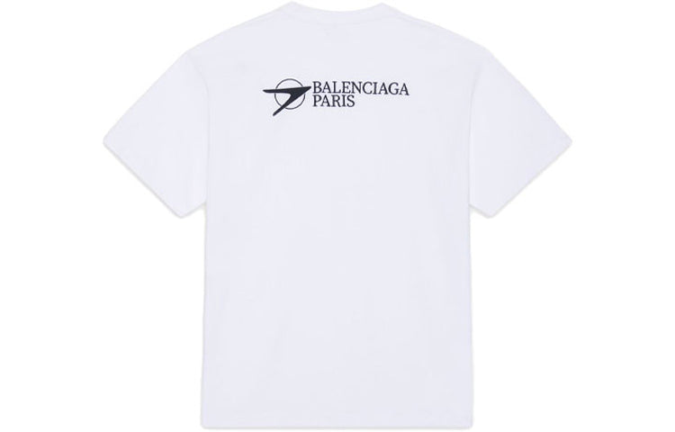 Balenciaga Paris Logo T-Shirt 'White' 612966TKV869040