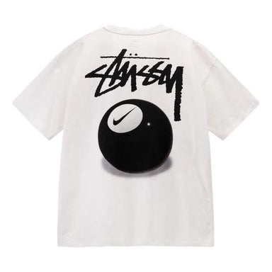 Nike x Stussy 8 Ball T-shirt Asia Sizing 'White' DO9323-100