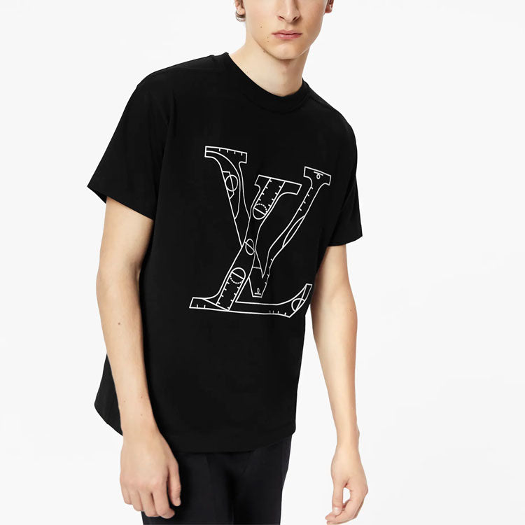 LOUIS VUITTON x NBA Unisex SS21 Logo Printing Black 1A8X0U