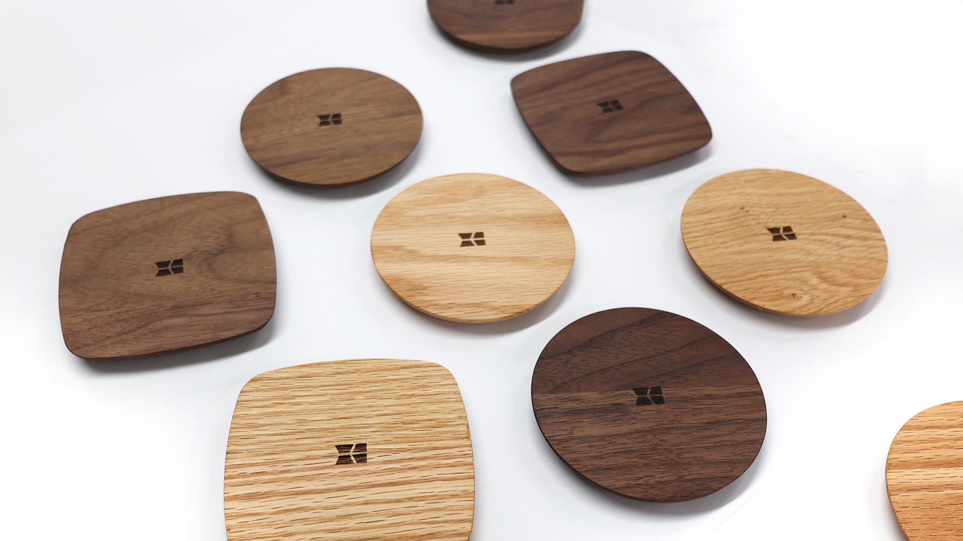 木製コースター 朧月6枚入り/ウォールナット/O01532ZOW – 冨士