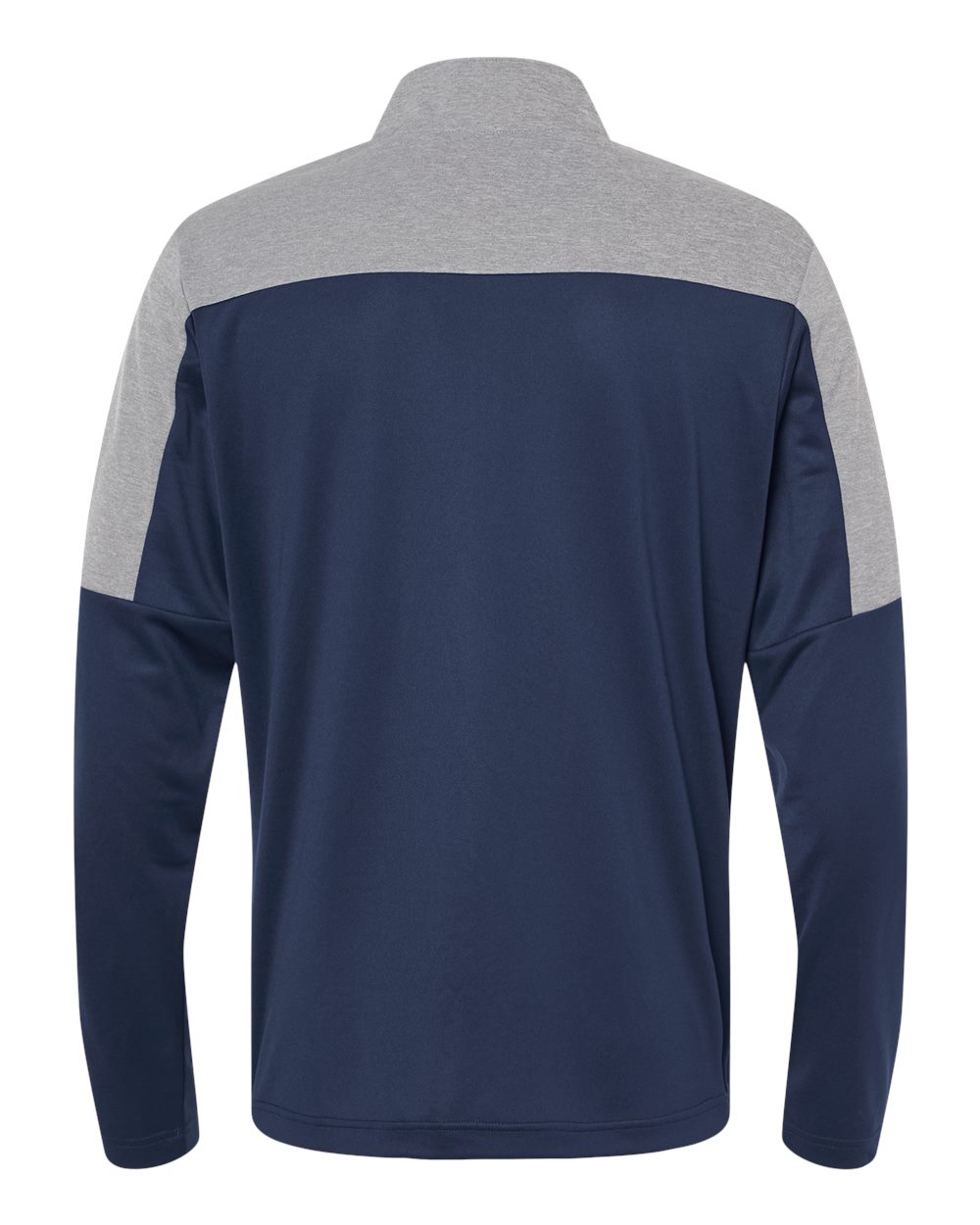 Adidas A532 Textured Mixed Media Quarter-Zip Pullover