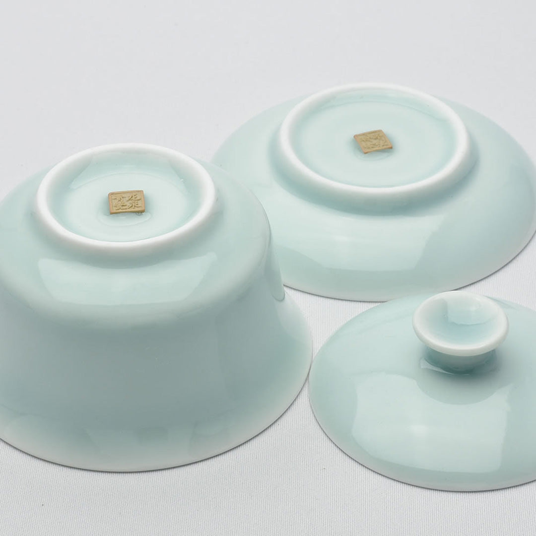 匠心蓋碗｜龍泉青磁・弟窯粉青｜中国茶器の天香茶行