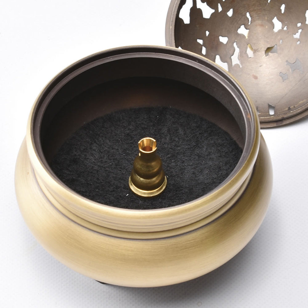 香炉｜三足龍鳳銅炉｜中国茶道具の通販・天香茶行