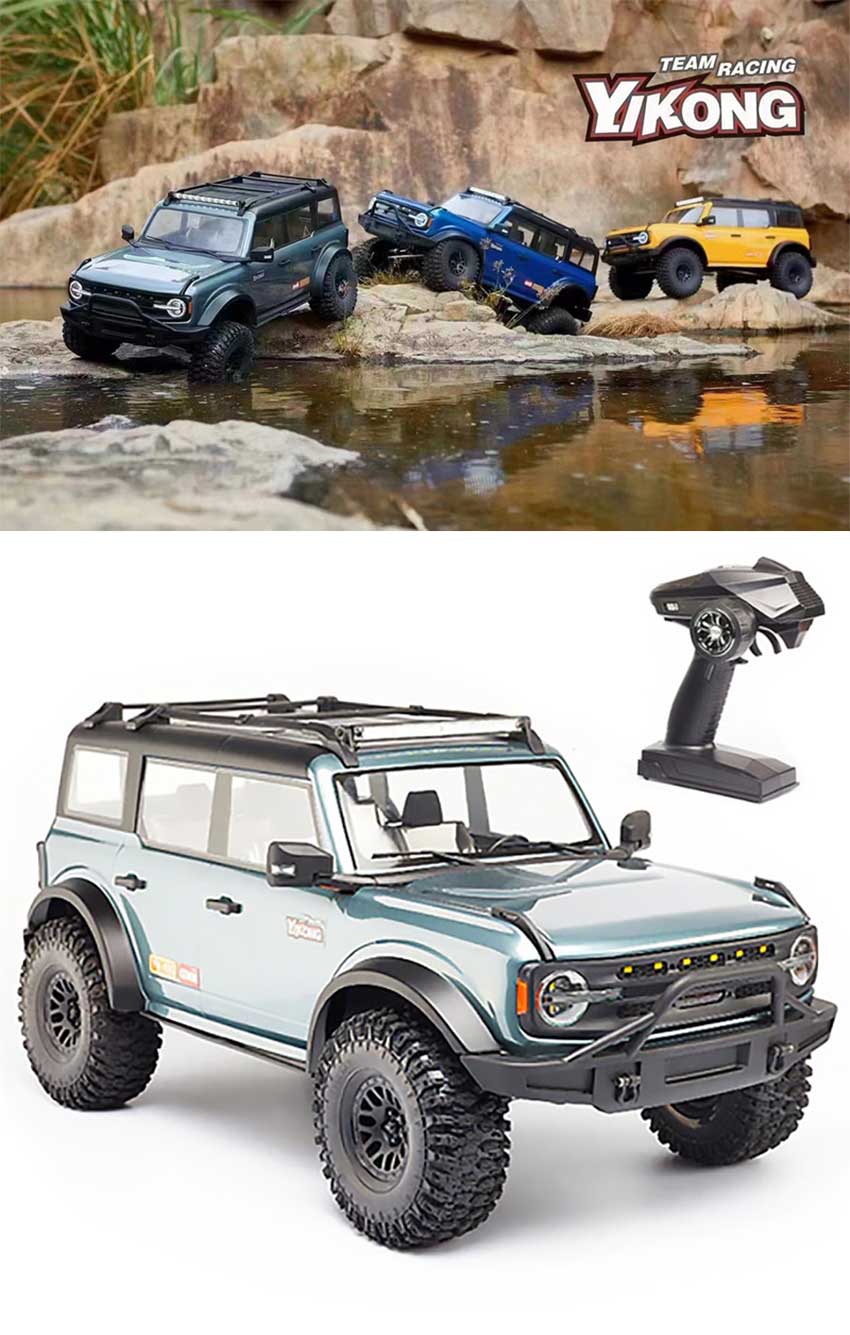 YIKONG YK4083 1/8 RC Car 4WD Off-road Rock Crawler with High/low