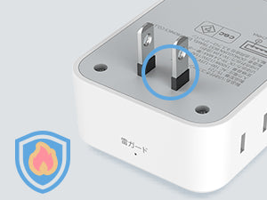 TESSAN 電源タップ 雷ガード付 3個AC口 3つUSBポート