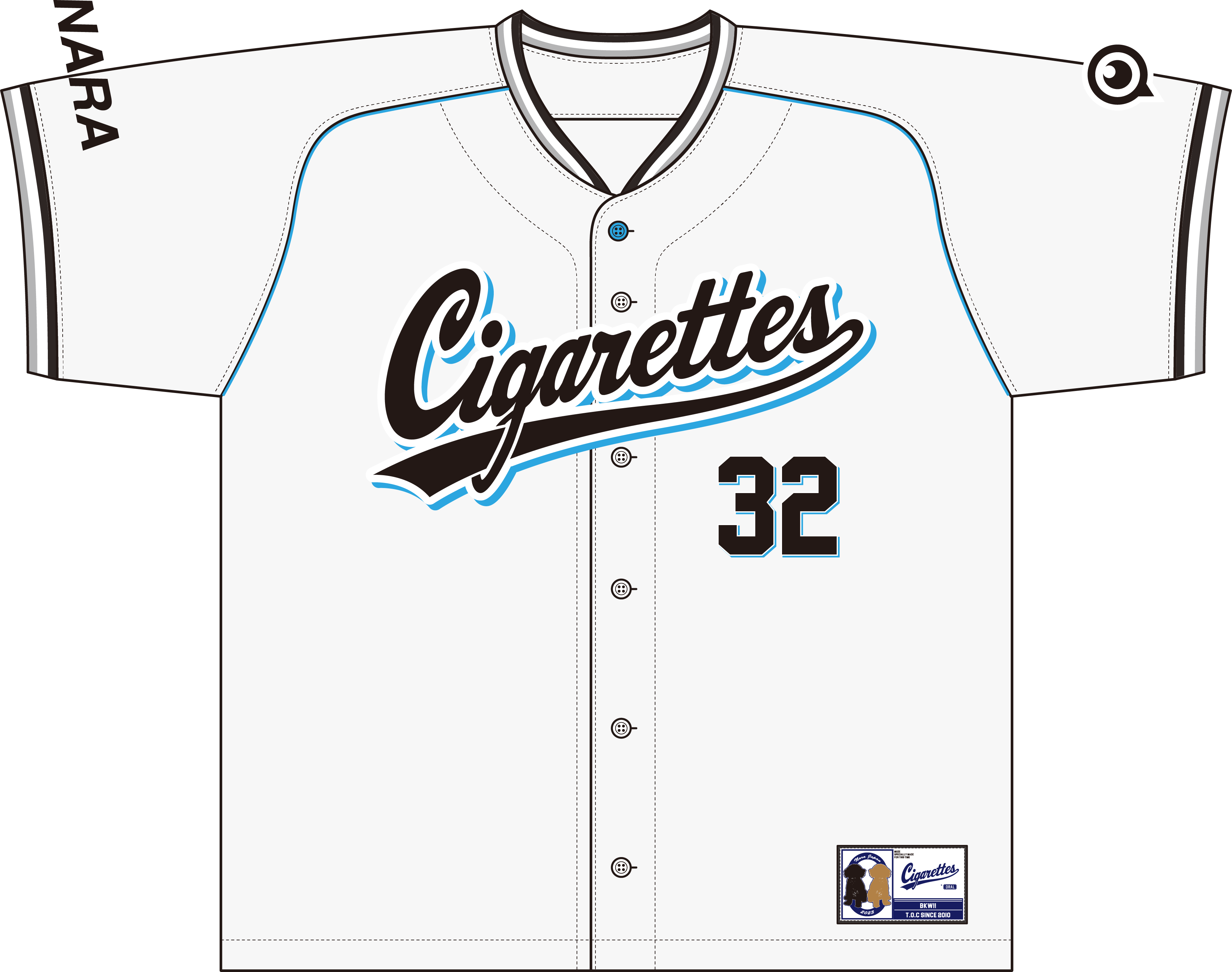 THE ORAL CIGARETTES ベースボールシャツ 2022 XLサイズ