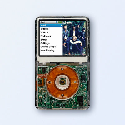Apple iPod classic 5世代 256GB スケルトンカスタム Clear Apple iPod